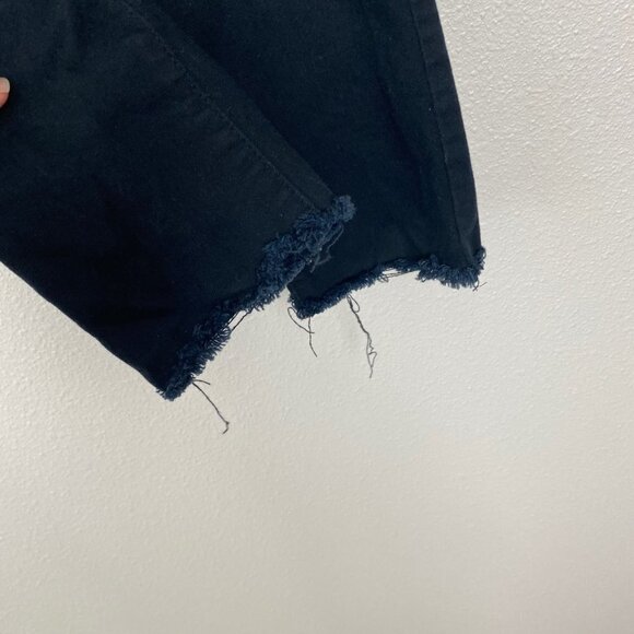 Isabel Maternity Womens 4 Black Side Panel Distressed Skinny Jeans - Picture 3 of 9